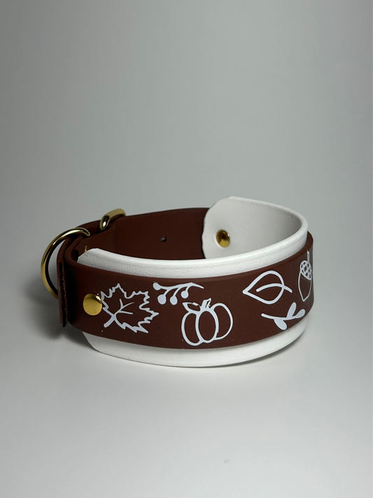 Collier golden leaf